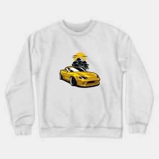 Yellow MX5 Miata JDM Crewneck Sweatshirt